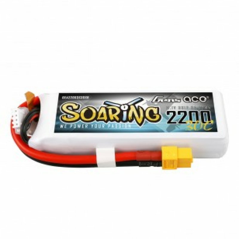 Gens ace G-Tech Soaring 2200mAh 11.1V 30C 3S1P Lipo Batte
