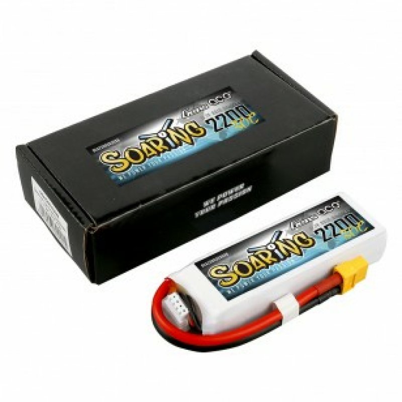Gens ace G-Tech Soaring 2200mAh 11.1V 30C 3S1P Lipo Batte