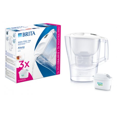 Brita 1052801 filtre à eau Filtre à eau à poser sur le plan de travail 2,4 L Blanc