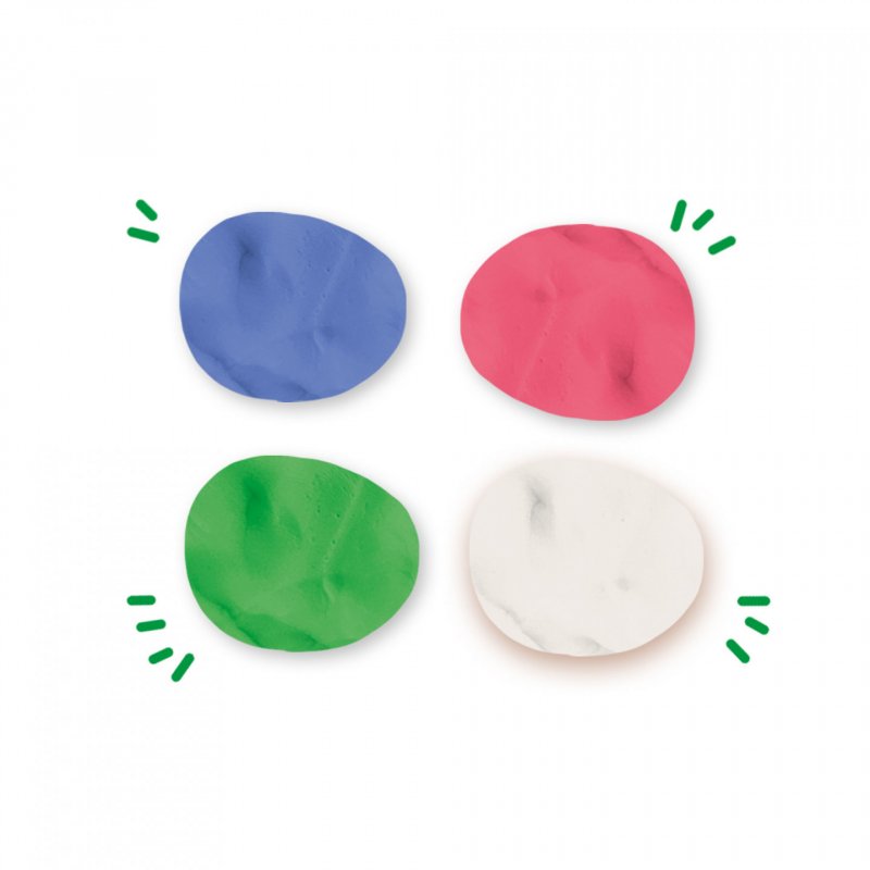 SES Creative Pâte à modeler Feel good - Relax (4x90gr)