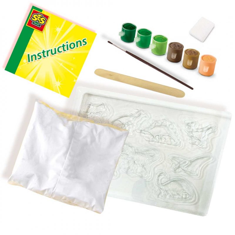 SES Creative Casting and painting - Dinosaur world