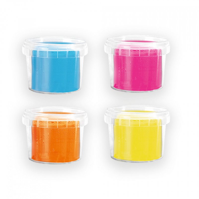 SES Creative Feel good dough - Happy (4x90gr) - This line enables the very young children, Age 1 