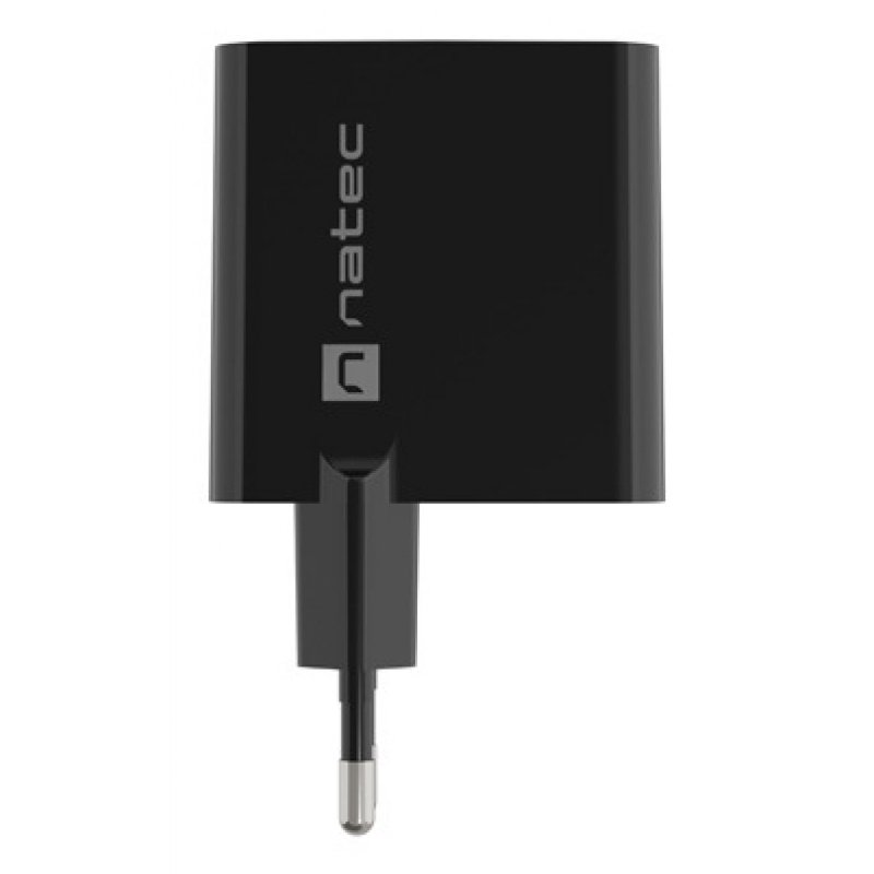 NATEC NUC-2143 chargeur d'appareils mobiles Universel Noir Secteur Charge rapide Intérieure