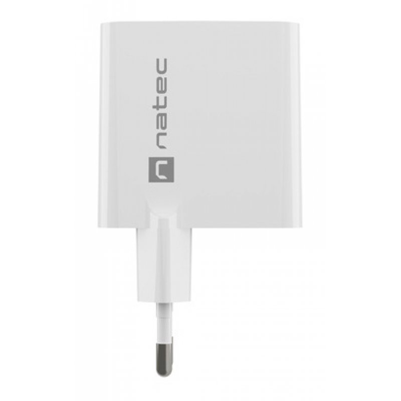 NATEC NUC-2142 chargeur d'appareils mobiles Universel Blanc Secteur Charge rapide Intérieure