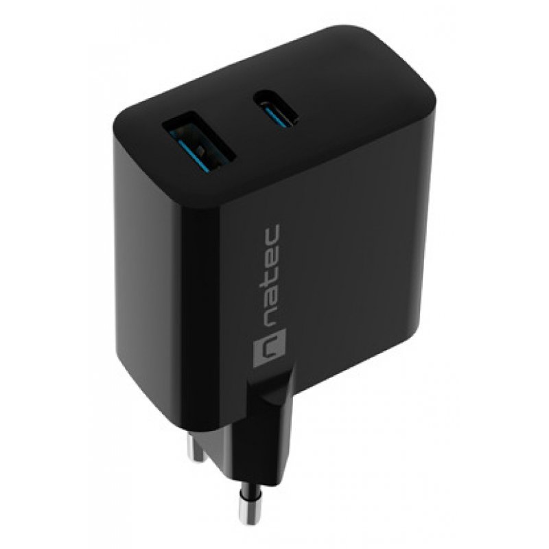 NATEC NUC-2145 mobile device charger Universal Black AC Fast charging Indoor