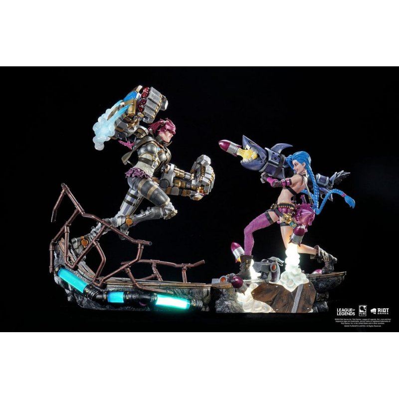 League of Legends pack 2 statuetten 1/6 Vi & Jinx