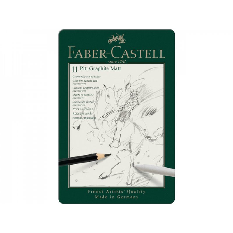 Faber-Castell 115220 coffret cadeau de stylos et crayons Crayon à la mine de graphite Boîte en métal