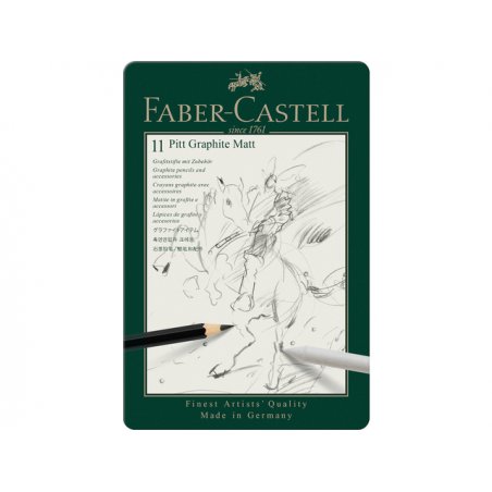 Faber-Castell 115220 coffret cadeau de stylos et crayons Crayon à la mine de graphite Boîte en métal