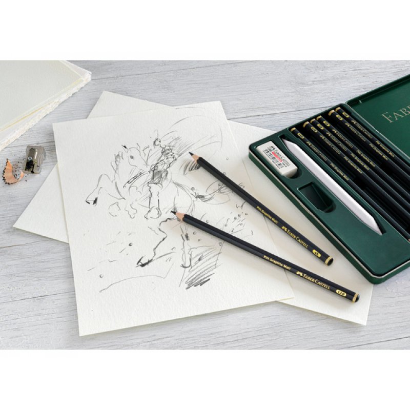 Faber-Castell 115220 pen/pencil set Graphite pencil Metal box