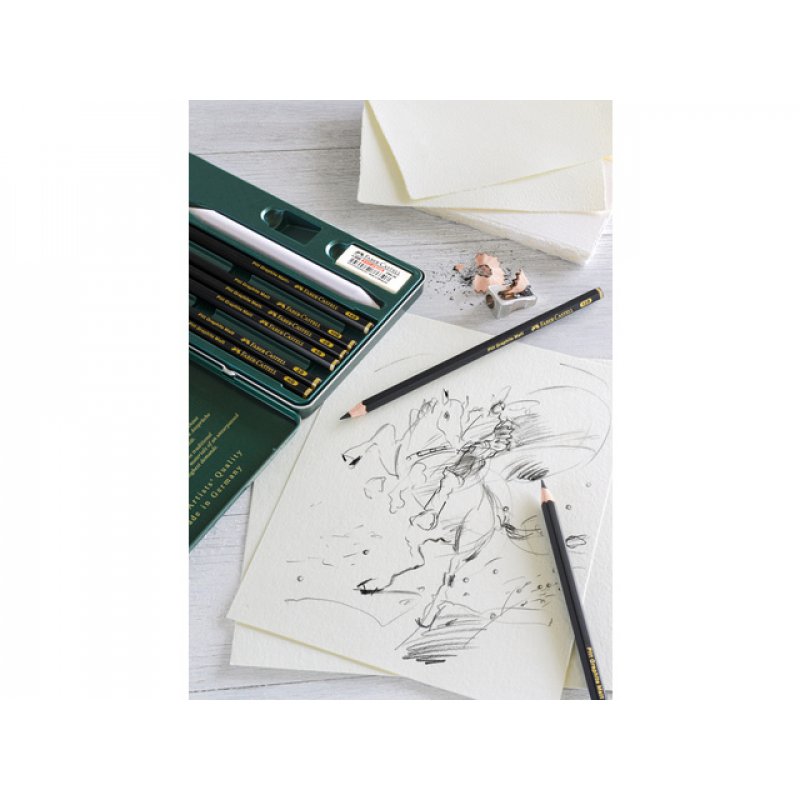 Faber-Castell 115220 pen/pencil set Graphite pencil Metal box