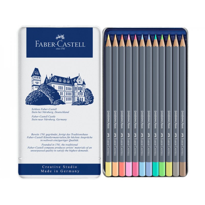 Faber-Castell 114622 crayon de couleur Multicolore, Pastel 12 pièce(s)