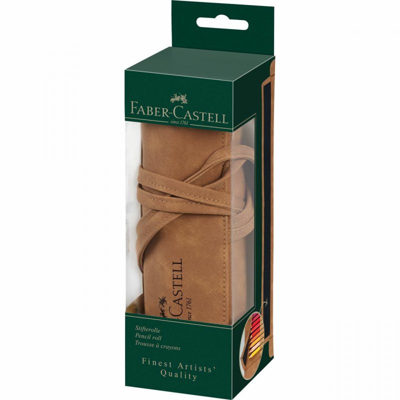 Faber-Castell 180010 trousse à crayons Cuir bycast Marron