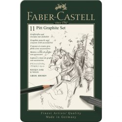 Faber-Castell - Set Pitt Graphite tin of 11 (112972)