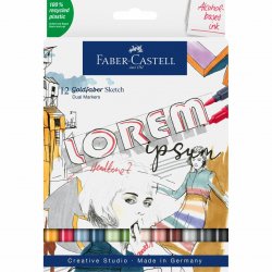 Faber-Castell - Sketch Marker Goldfaber wallet (12 pcs) (164712)