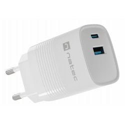 NATEC CHARGER NATEC RIBERA GAN 1X USB-A 1X USB-C