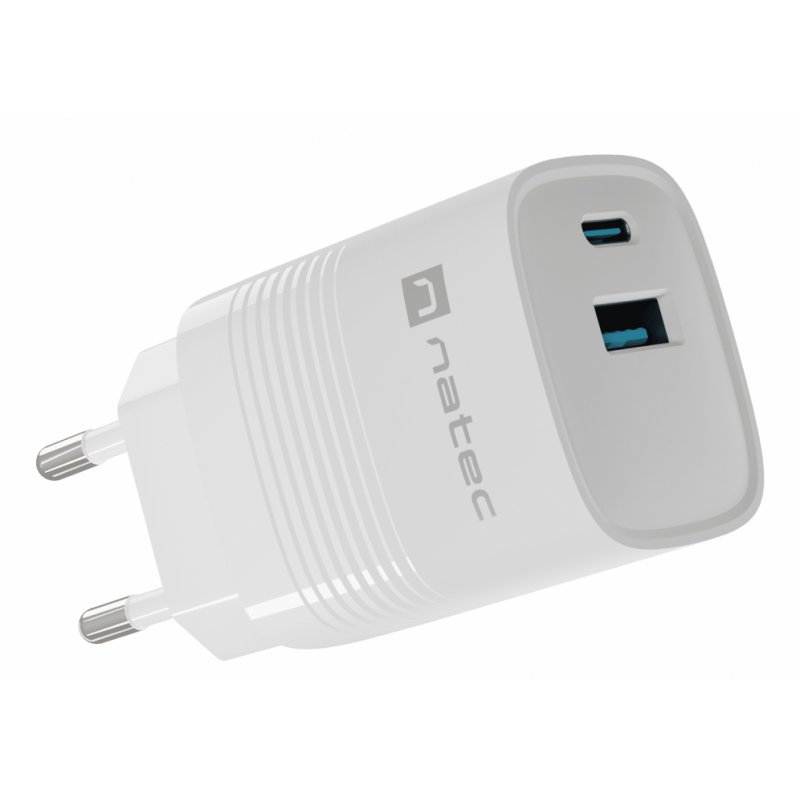 NATEC CHARGER NATEC RIBERA GAN 1X USB-A 1X USB-C