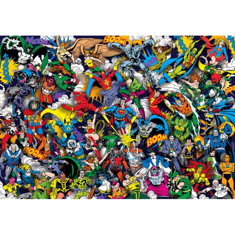 Clementoni DC Comics Impossible Jeu de puzzle 1000 pièce(s) Bandes dessinées