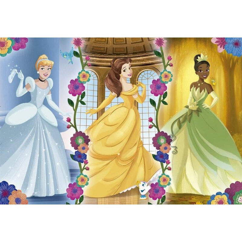 DISNEY - Princesses - Puzzle Super Color 104P