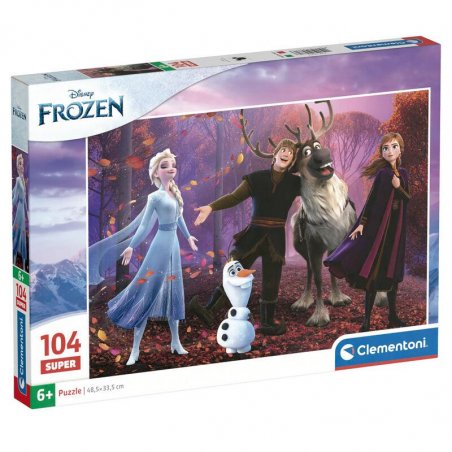 DISNEY - La Reine des Neiges - Puzzle Super Color 104P