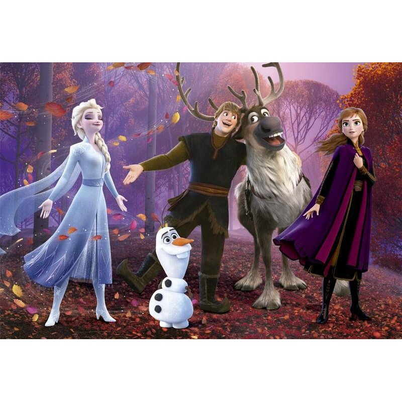DISNEY - La Reine des Neiges - Puzzle Super Color 104P
