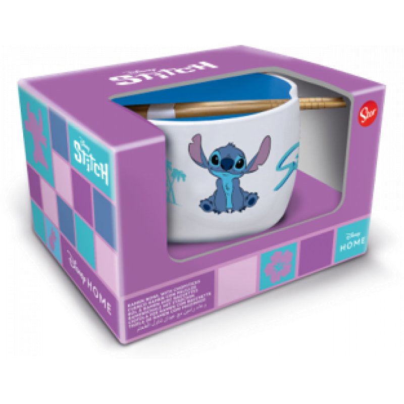 STITCH - Bol à Ramen avec Baguette - 450 ml