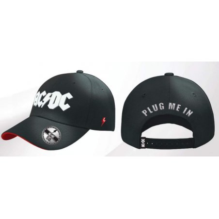 AC/DC - Plug Me In - Casquette de Baseball "Washed"
