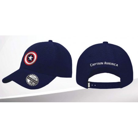 CAPTAIN AMERICA - Logo - Casquette de Baseball "Honey Comb"
