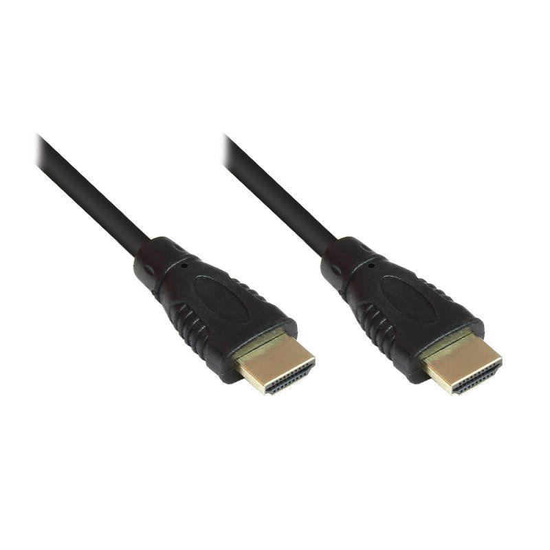 Alcasa 2m 2xHDMI HDMI cable HDMI Type A (Standard) Black