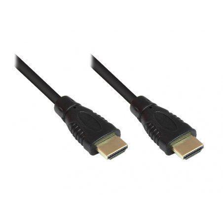 Alcasa 2m 2xHDMI HDMI cable HDMI Type A (Standard) Black