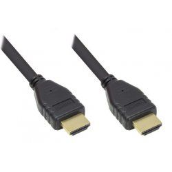 GoodConnections HDMI (ST-ST) 2m Anschlusskabel PREMIUM zertifiziert 4K 60Hz Schwarz