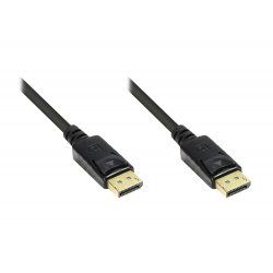 Alcasa 2m, 2xDisplayPort DisplayPort Black
