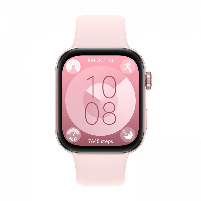 Watch Fit 3 (Solo-B09S) (rosa, Fluorelastomer-Armband in rosa)