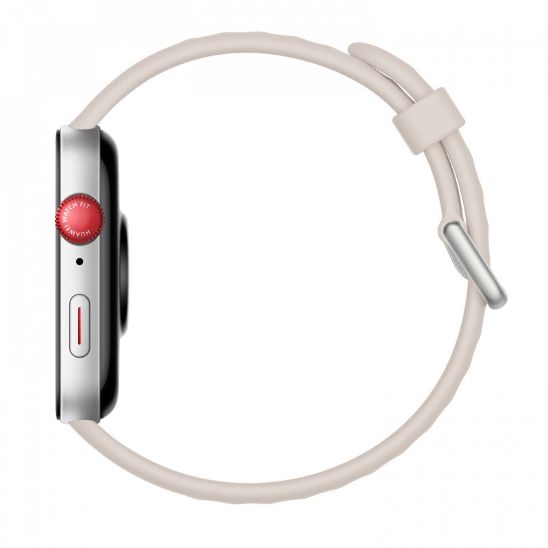 Watch Fit 3 (Solo-B09S) (weiß, Fluorelastomer-Armband in weiß)