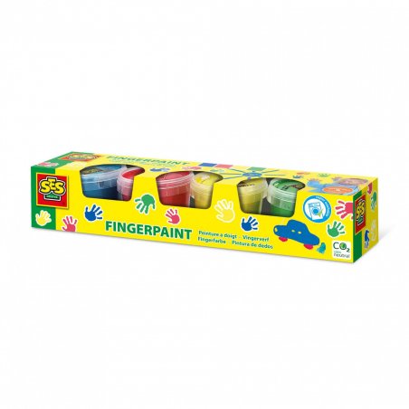 SES Creative Fingerpaint 4 primary colours x 110ml