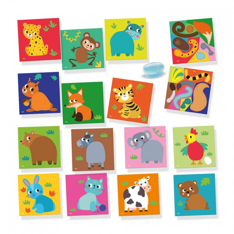 SES Creative My First - Coller des queues d'animaux