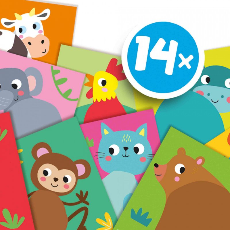 SES Creative - My first - Sticking Animal Tails - (S14403)