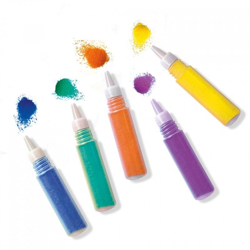 SES Creative Sand art coloré et facile - Animaux de la forêt