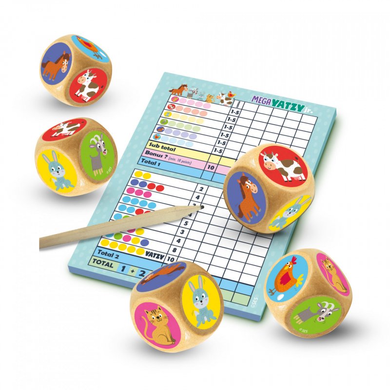 SES Creative - Game - Yatzy - Mega Junior - (S02294)