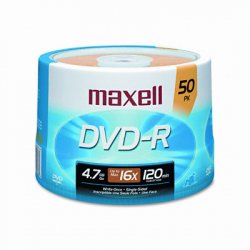 Maxell DVD-R 4.7GB 16x Spindle 50pk 4,7 Go 50 pièce(s)