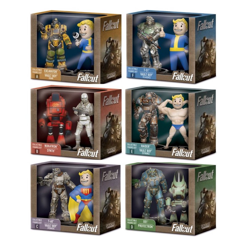 Fallout assortiment pack 2 figurines 7 cm (6)