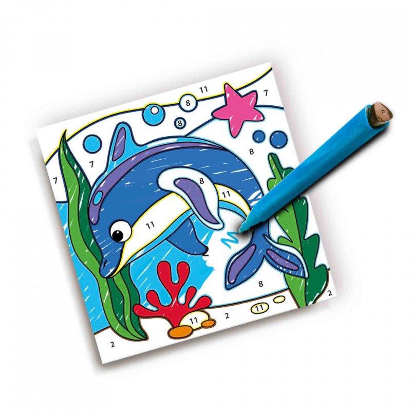 SES Creative - Colour by Numbers - Triangular Pens - (S14690)