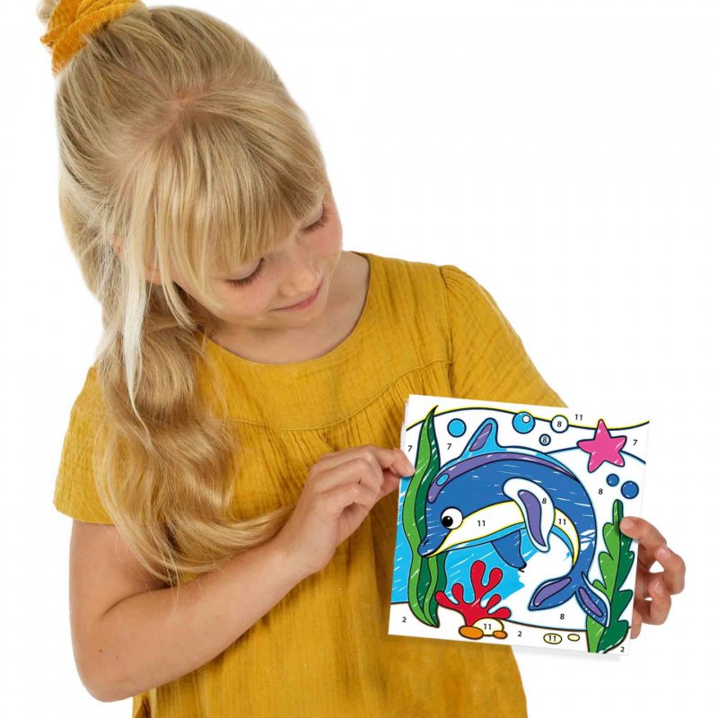 SES Creative - Colour by Numbers - Triangular Pens - (S14690)