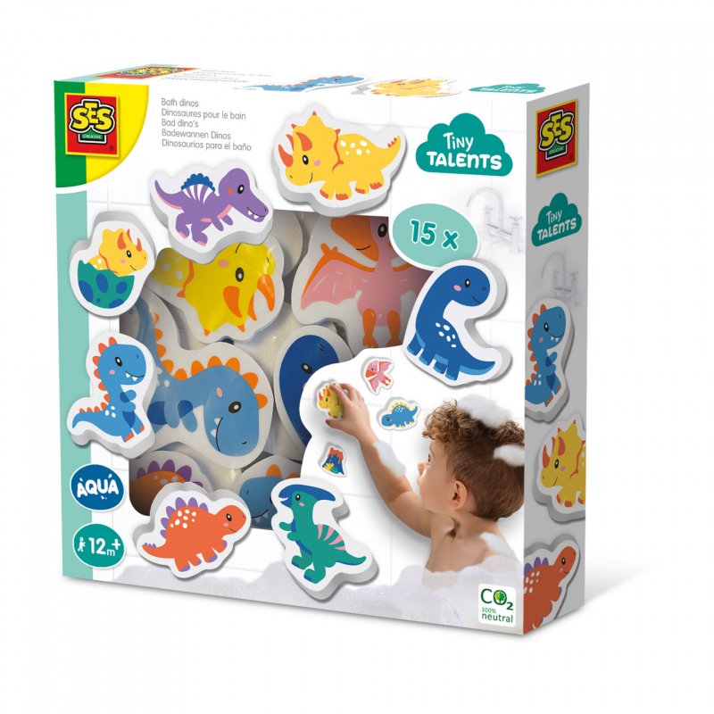 SES Creative Tiny Talents Bath dinos