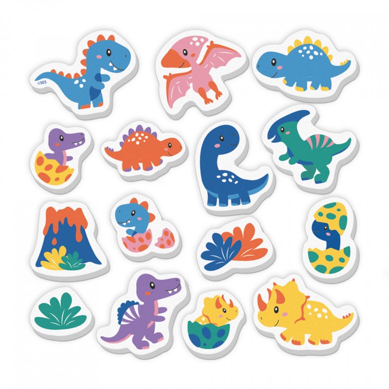 SES Creative Tiny Talents Bath dinos