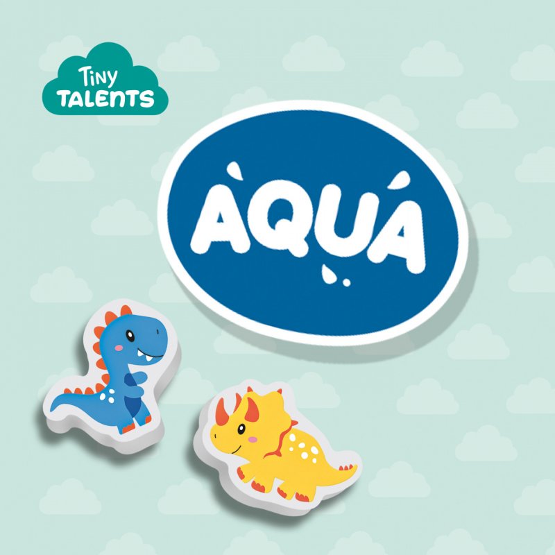 SES Creative Tiny Talents Bath dinos