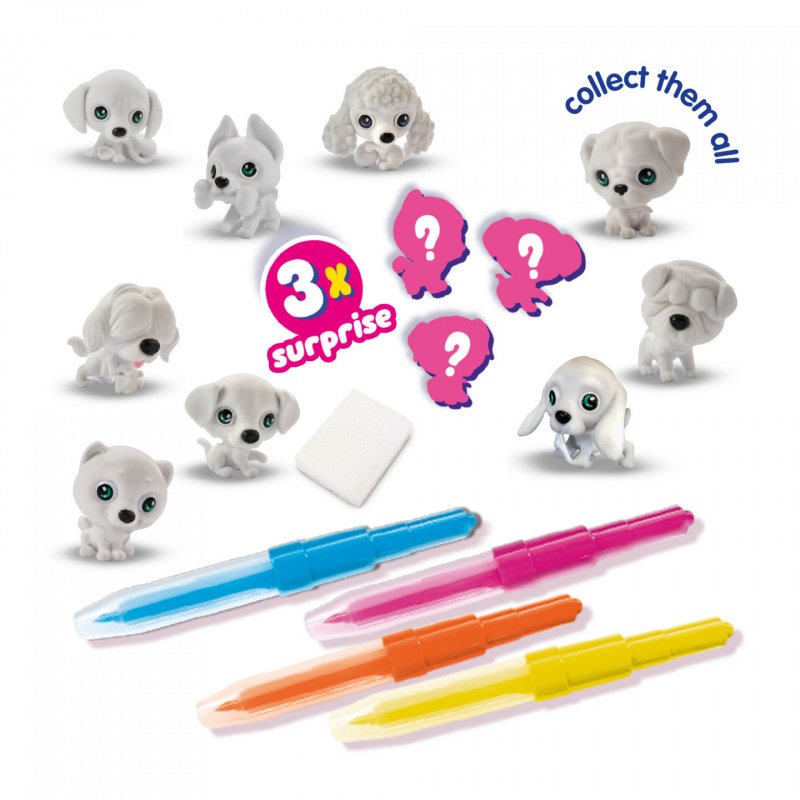SES Creative - Blow Pens - Decorate 3 Puppies - (S14333)