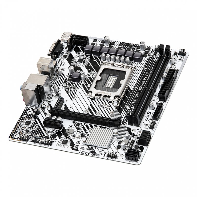 Carte Mère ASRock H610M-HDV/M.2+ DDR5 (Intel LGA 1700) Micro ATX