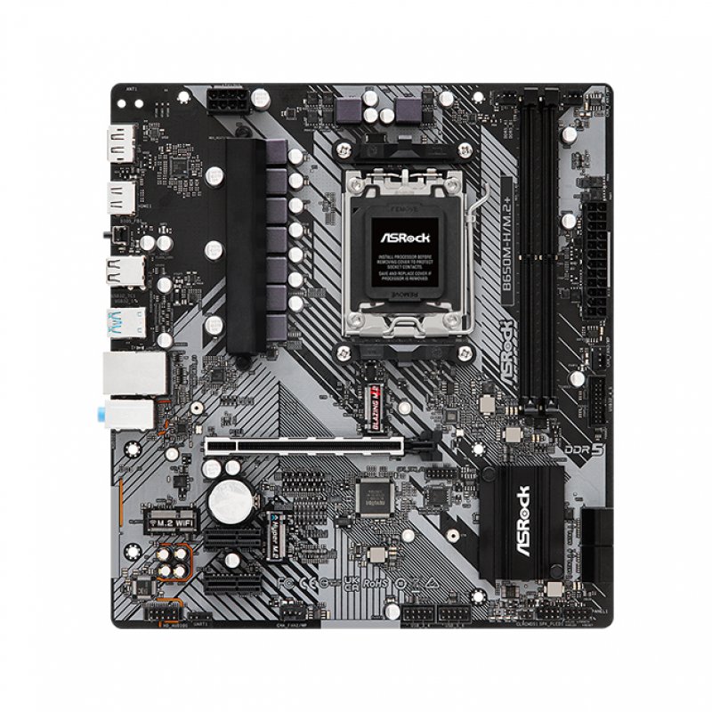 Carte Mère ASRock B650M-H/M.2 DDR5 (AM5) Micro ATX