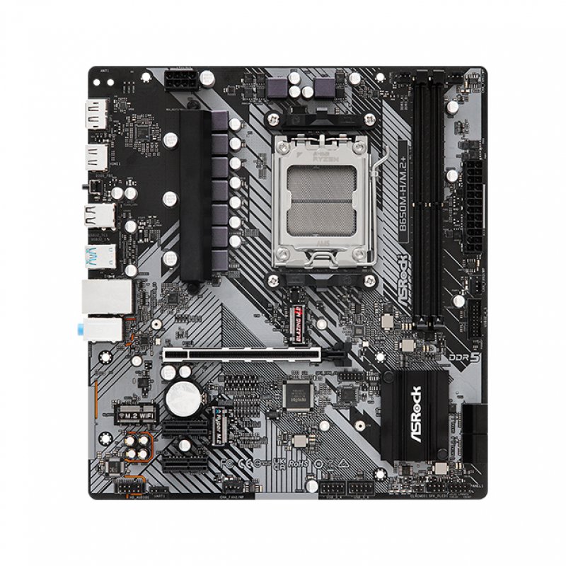 Carte Mère ASRock B650M-H/M.2 DDR5 (AM5) Micro ATX