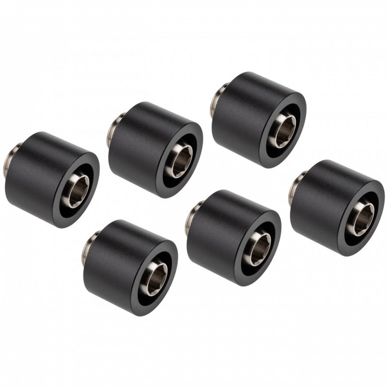 Optimus Flex Anschluss 16/10 mm, 6er Pack - Schwarz